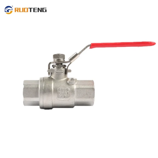 [Ruoteng] DIN Ball Valve Pn63 Manual Thread Ball Valve Zero Leakage Regulating Stainless Steel 2PC/Pneumatic/Manual/Electric Industrial Ball Valves